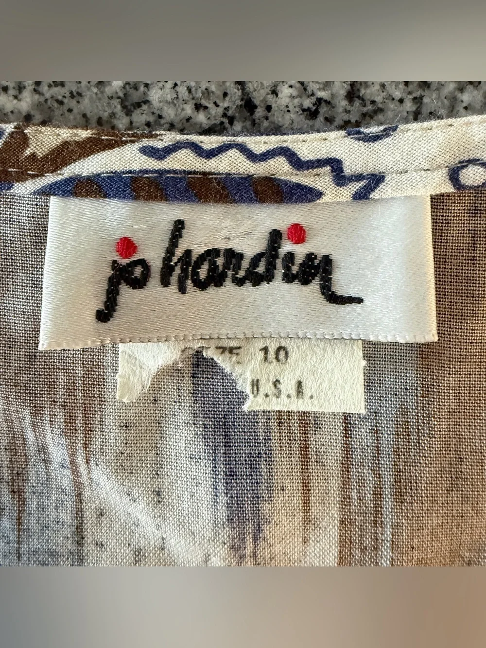 Jo Hardin Vintage open front